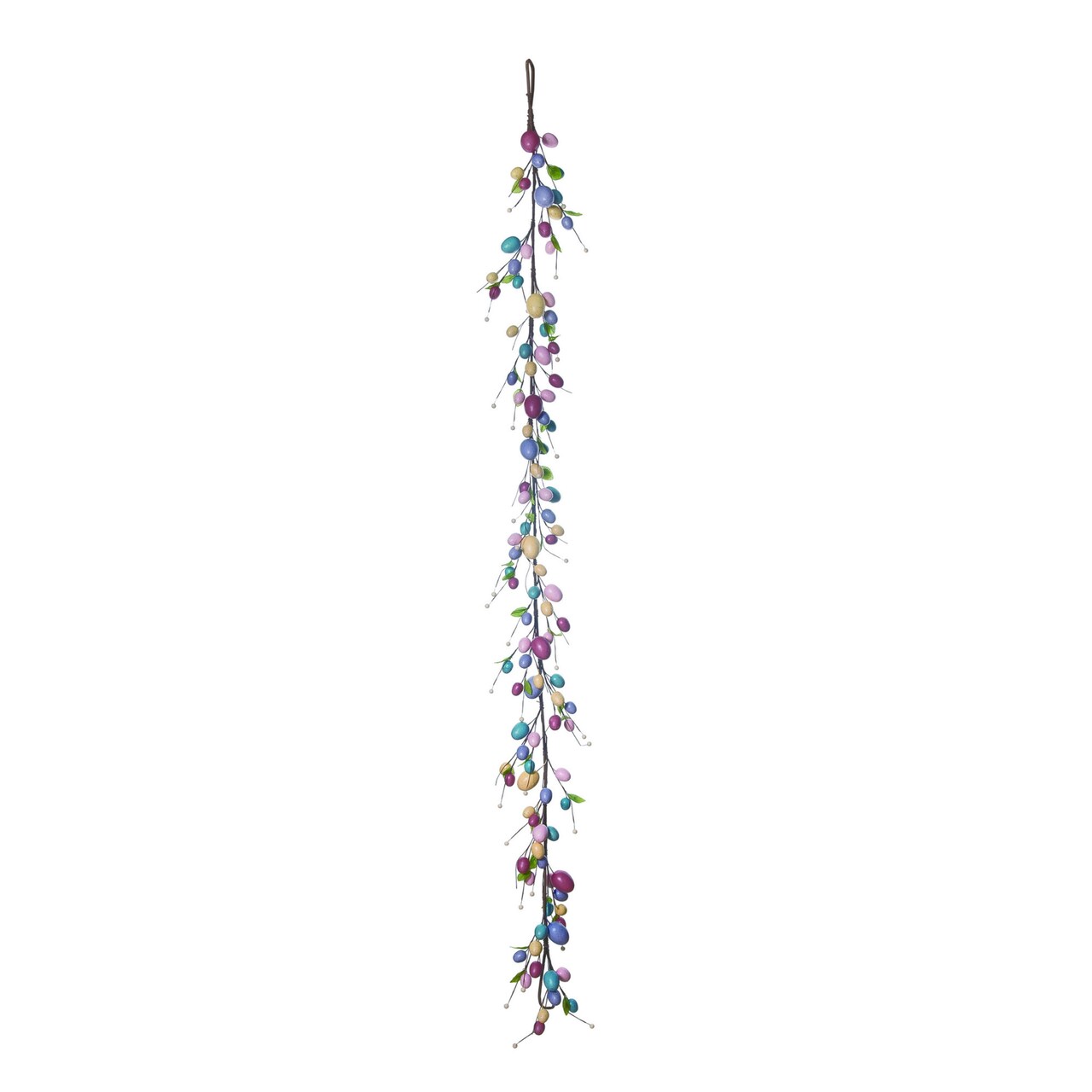 Transpac Foam 84 in. Multicolor Easter Colorful Egg Garland